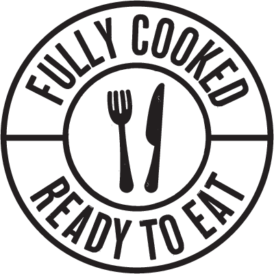 fully cooked and ready to eat