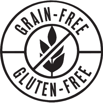 Grain free. Gluten free.