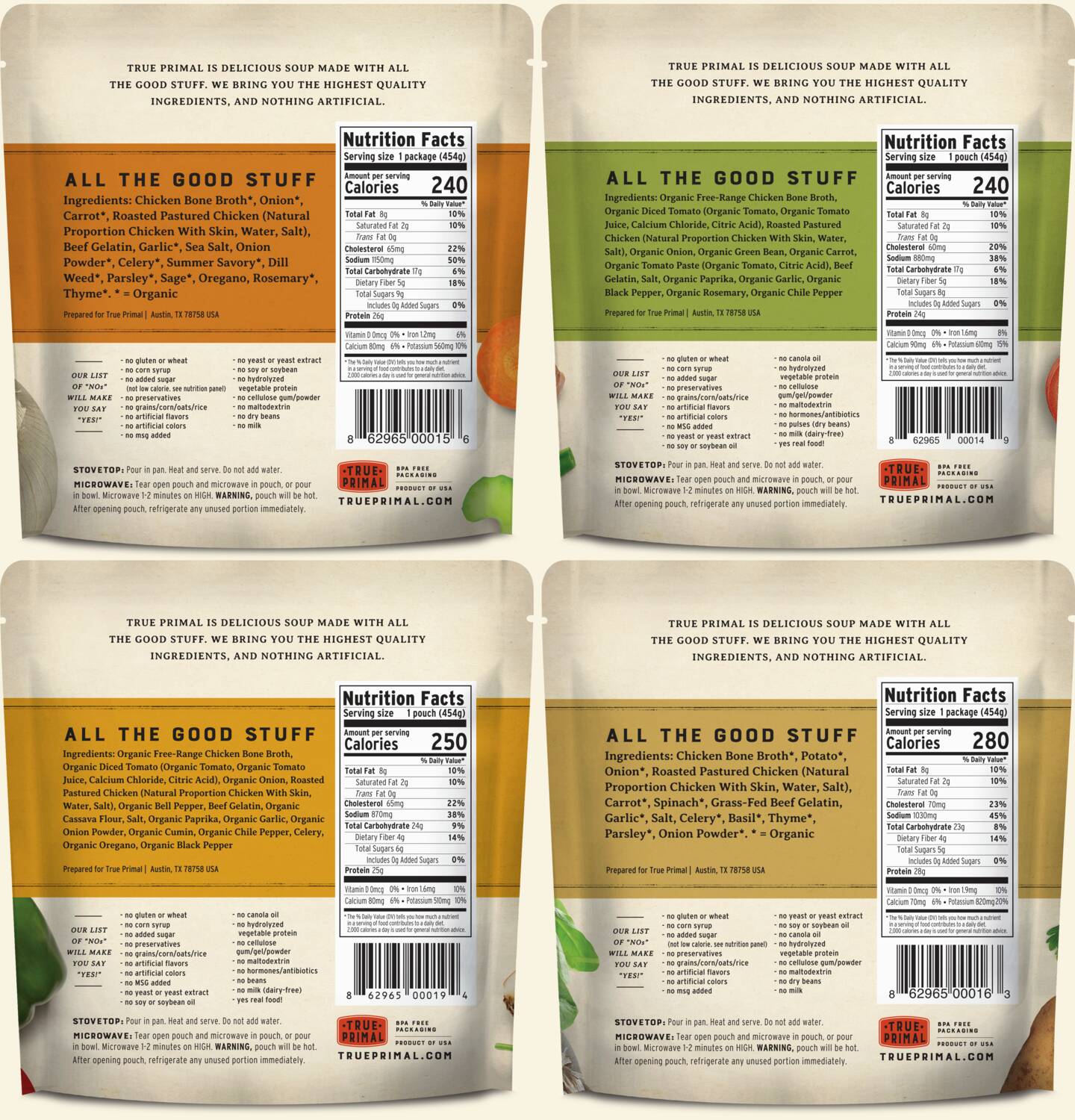 back of pouches