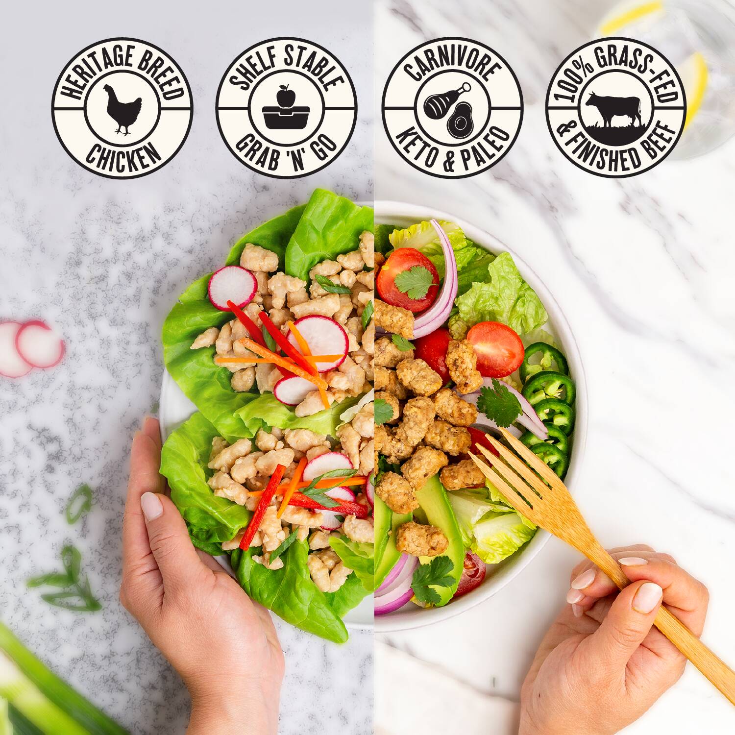 True Primal Mini Meatballs Variety Grass-fed Beef & Pastured Chicken benefits