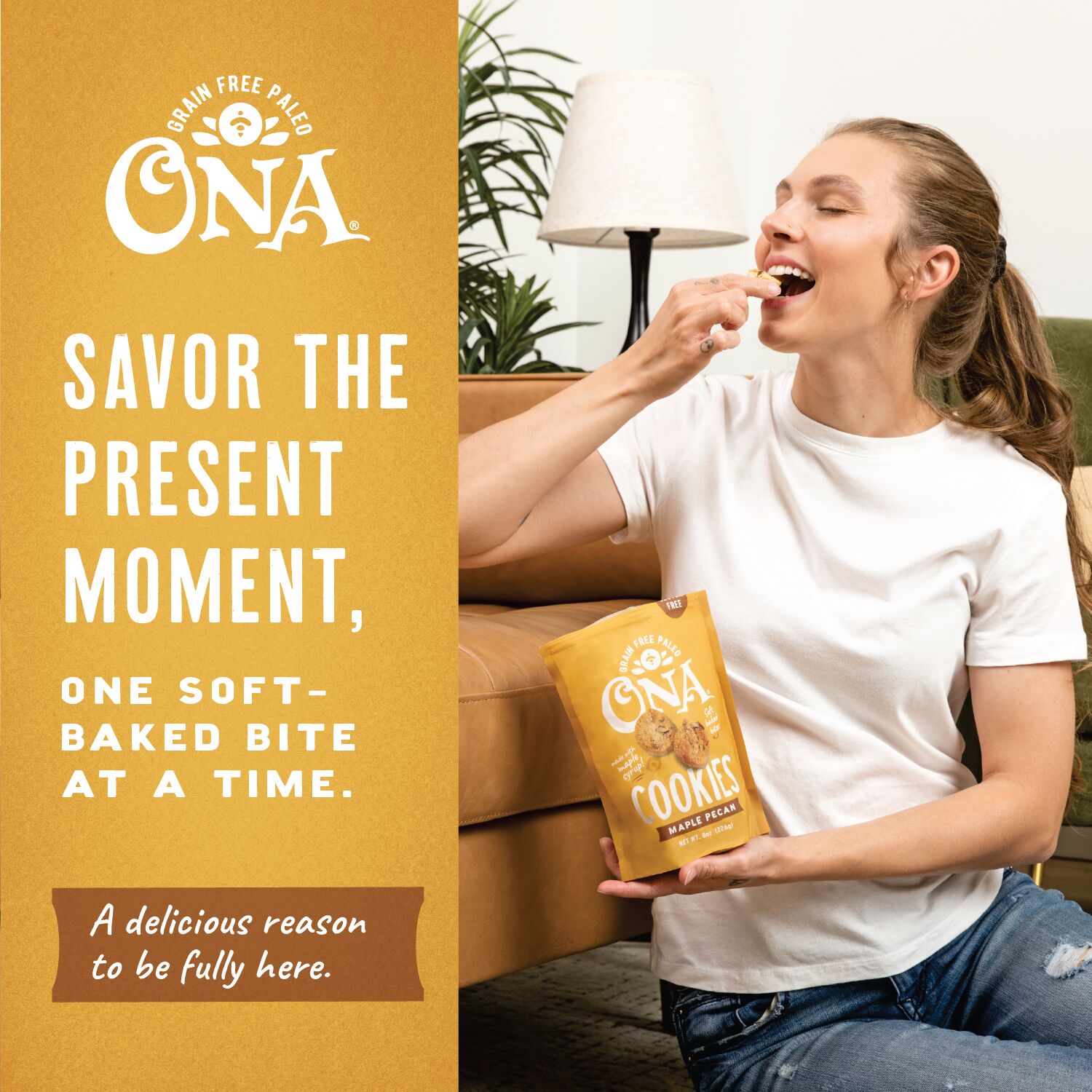 Savor the present moment, one soft-baked bite at a time. A delicious reason to be fully here.