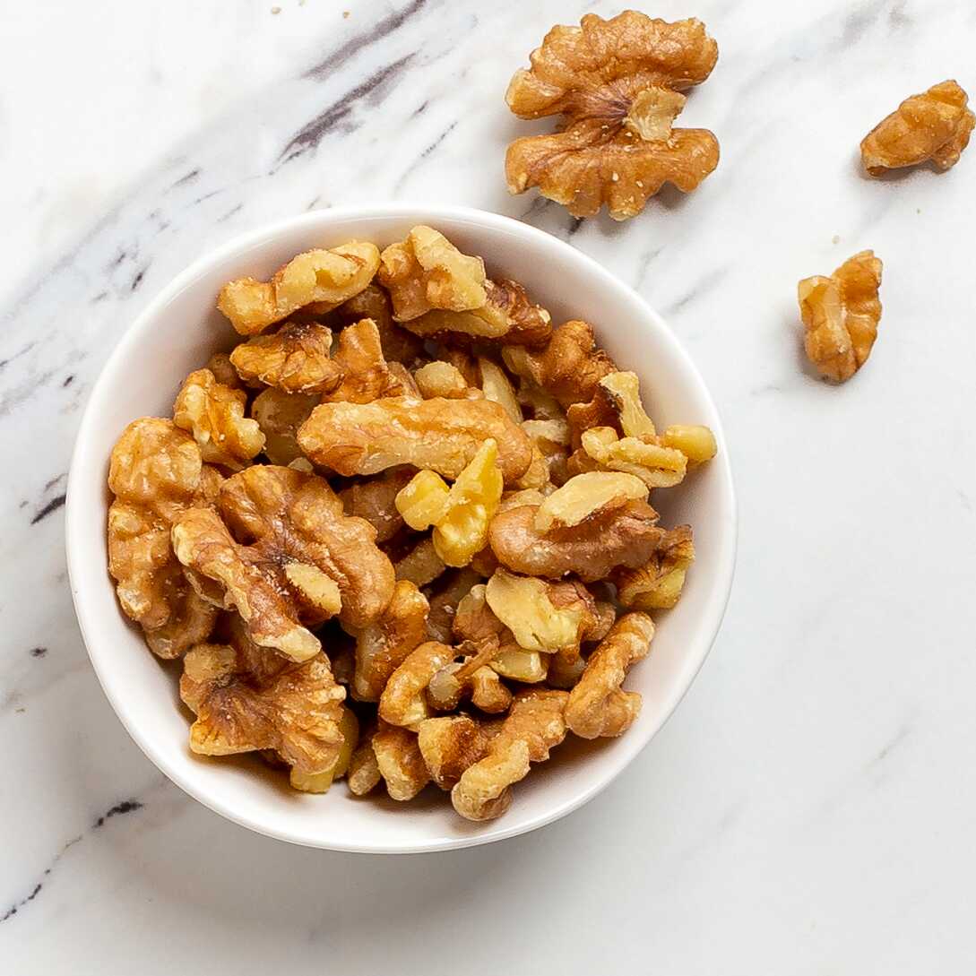 walnuts in a bowl